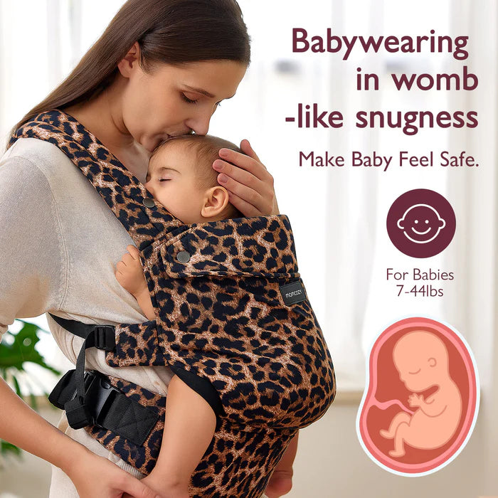 Momcozy PureHug Baby Carrier - Leopard Color