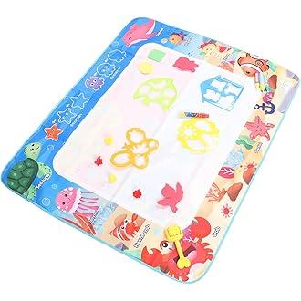 Water Doodle Mat- Kids Painting Writing Doodle Board Toy - Color Drawing Mat Bring Magic Pens Educational Toys