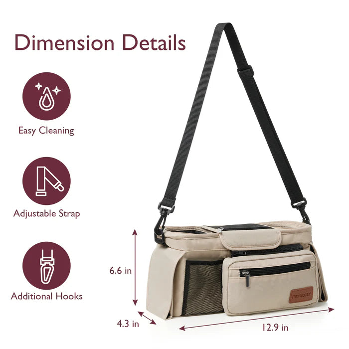 Momcozy Stroller Organizer - All-in-One Cup Holder & Pet Strollers